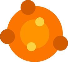 Solar System Flat Icon vector