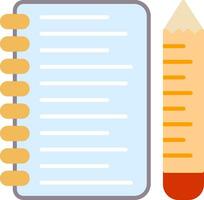 Notes Flat Icon vector