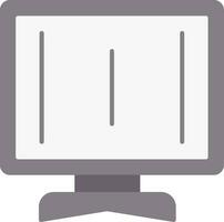 Monitor Flat Icon vector