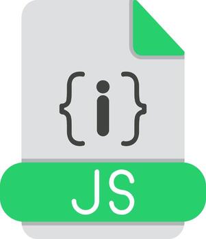 js formato plano icono vector