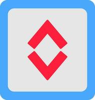 Up Down Flat Icon vector