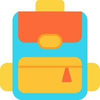 Backpack Flat Icon vector