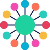 Diagram Flat Icon vector