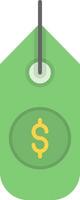 Dollar Sign Flat Icon vector