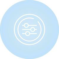 Equalizer Circle Vector Icon