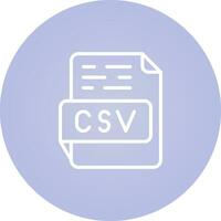 CSV Vector Icon