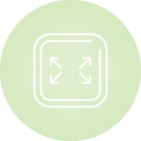 Fullscreen Square Vector Icon