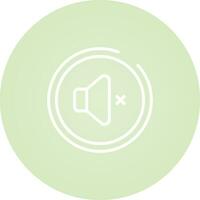 Mute Button Vector Icon