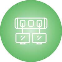 Network Switch Vector Icon