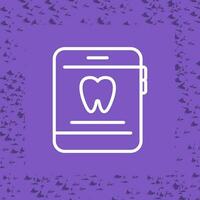dentista aplicación vector icono