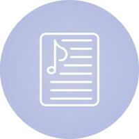 Music Playlist Vector Icon