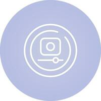 Video Record Circle Vector Icon