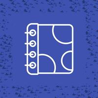 Notebook with Decorative Vector Icon