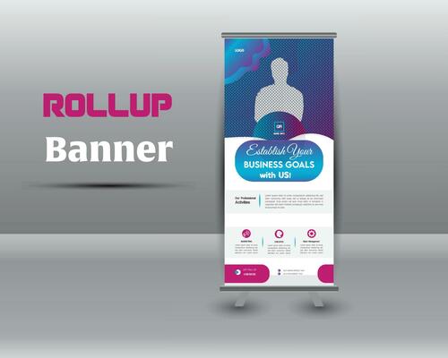 rollup banner design.