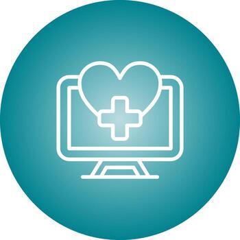 icono de vector de computadora