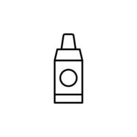 Cosmetic Bottle Icon For Design, Infographics, Apps vector