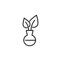 Plant Vector Line Icon for Apps, Sites, Design