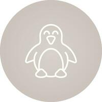 icono de vector de pingüino