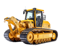 Bulldozer png Konstruktion Maschinen transparent Hintergrund