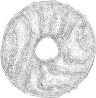 conceptos de rosquilla de moda vector