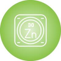 zinc vector icono