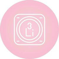 Lithium Vector Icon