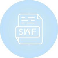 icono de vector de swf