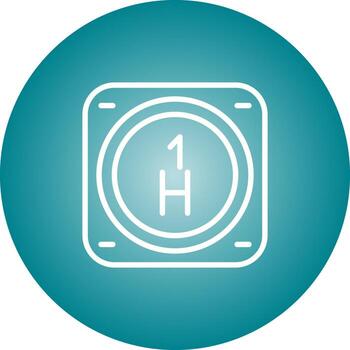 Hydrogen Vector Icon