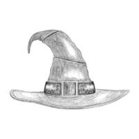 Trendy Witch Hat vector