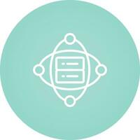 Cluster Server Vector Icon