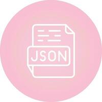 json vector icono