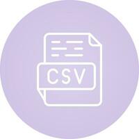 CSV Vector Icon