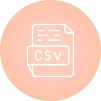 CSV Vector Icon