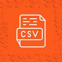 CSV Vector Icon