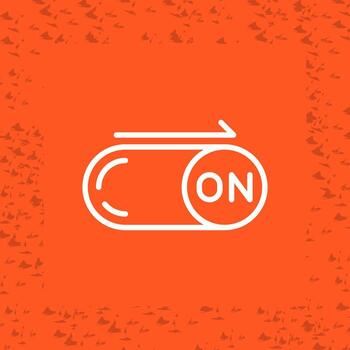 On Button Vector Icon