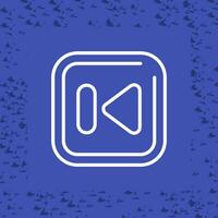 Previous Track Square Vector Icon