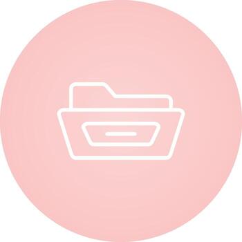 abierto archivo carpeta vector icono