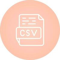 CSV Vector Icon