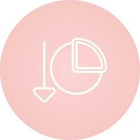 Chart Decreasing Vector Icon