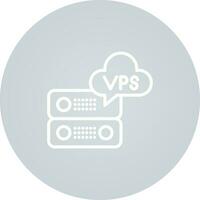 VPS Hosting Vector Icon