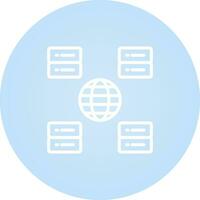 Content Delivery Network Vector Icon