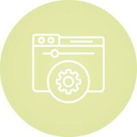 Hosting Control Panel Vector Icon