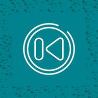 Previous Track Button Vector Icon