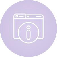 Information Symbol Vector Icon