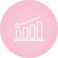 Chart Decreasing Vector Icon