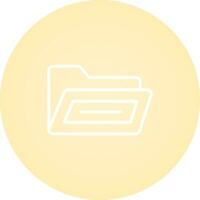 abierto archivo carpeta vector icono