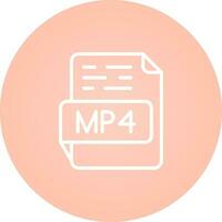 MP4 Vector Icon
