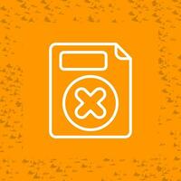 Eliminar botón vector icono