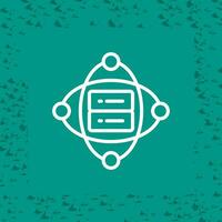 Cluster Server Vector Icon