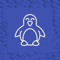 icono de vector de pingüino